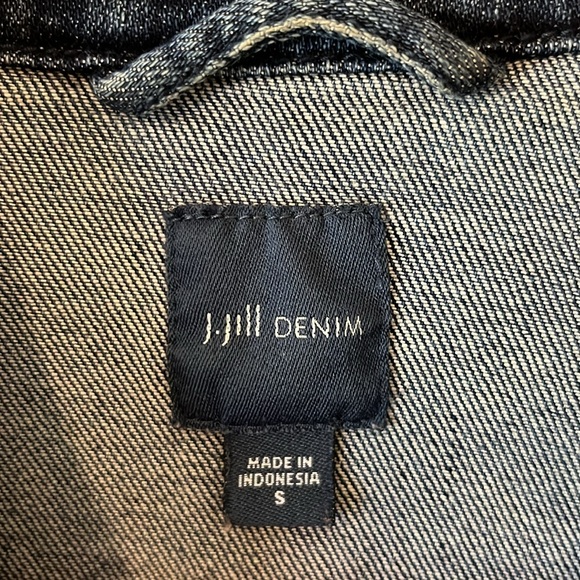 J. Jill Denim Button Up Jacket, Size Small - Picture 6 of 6